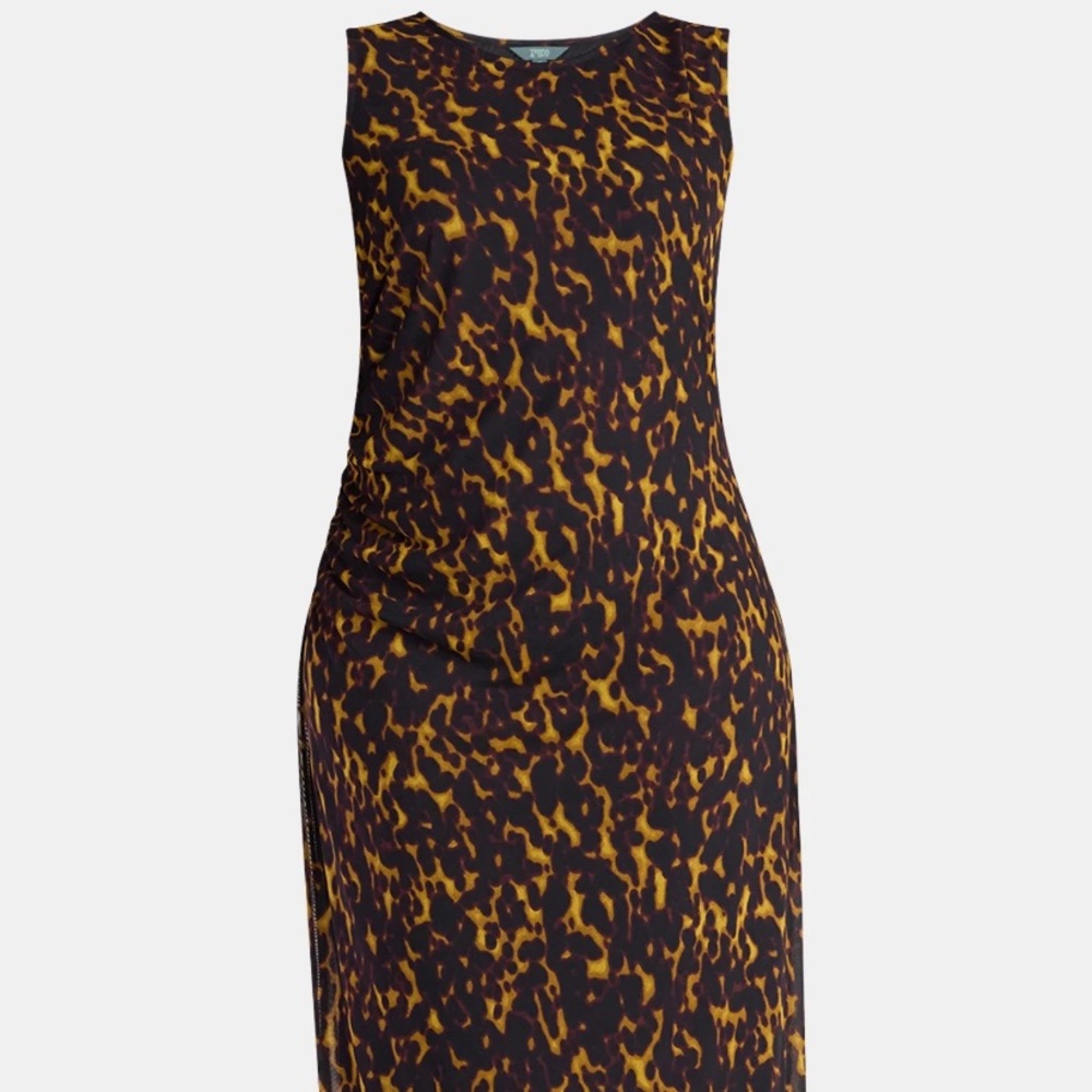 Terra & Sky Women's Plus Draped Column Dress